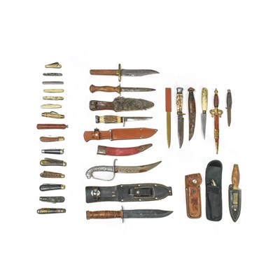 Lot 282 - Twenty Eight Various Edged Weapons, including...