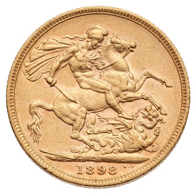 Lot 164 - Victoria, Sovereign 1898M, Melbourne Mint;...