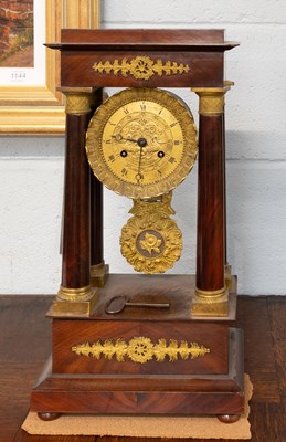 Lot 207 - A French Mahogany and Gilt Metal Mounted...