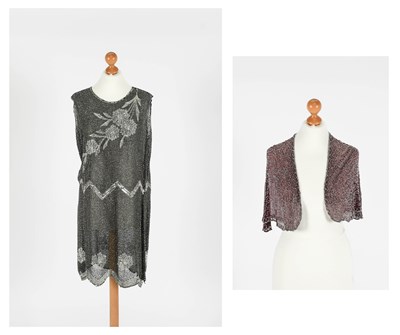 Lot 2072 - Circa 1920s French Beaded Drop Waist...