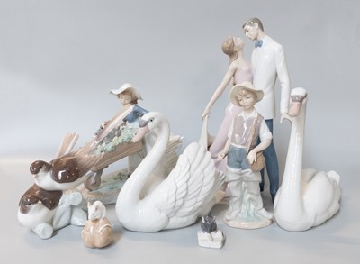 Lot 274 - Two Small Royal Copenhagen Porcelain Models of...