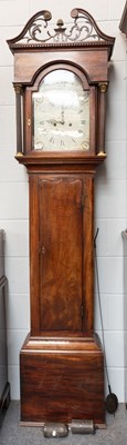 Lot 1162 - A Mahogany Eight-Day Painted Dial Longcase...
