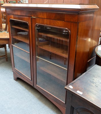 Lot 1251 - A William IV Mahogany Glazed Bookcase, 130cm...