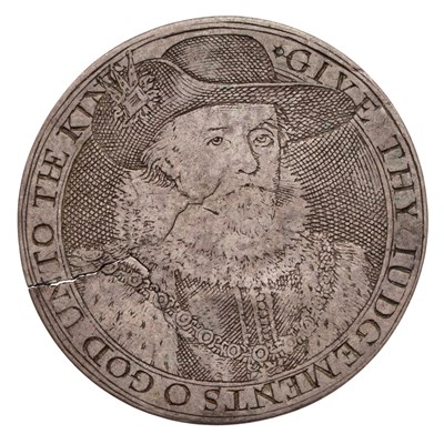 Lot 457 - James I, Silver Gaming Token, attributed to...