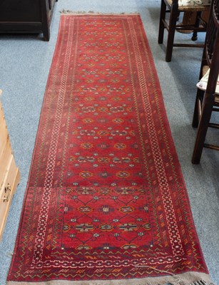 Lot 1277 - Afghan Runner, the field of angular vines and...