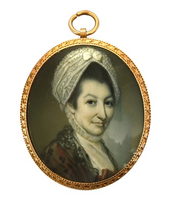 Lot 271 - English School (late 18th century): Miniature...