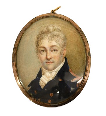 Lot 268 - English School (circa 1800): Miniature Bust...
