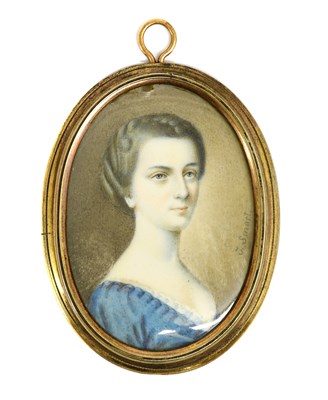 Lot 276 - John Smart (1742-1811): Miniature Bust...