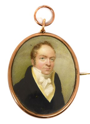 Lot 269 - English School (early 19th century): Miniature...