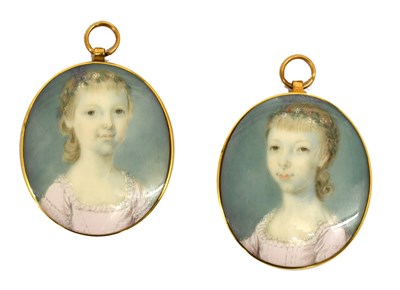 Lot 275 - James Jennings (fl.1763-1793): Miniature Bust...