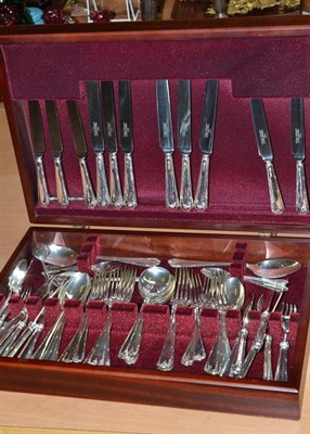 Lot 235 - Silver cutlery service