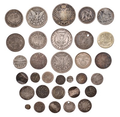 Lot 99 - Mixed British and World Silver Coins, to...