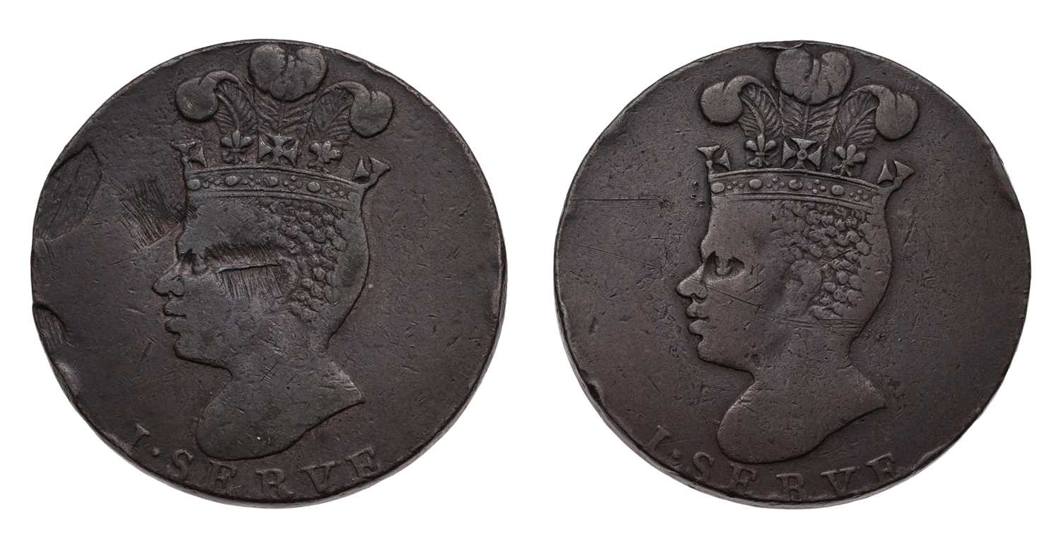 Lot 105 - 2x Barbados, Pennies 1788, issued by...