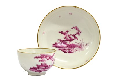 Lot 224 - A Zurich Porcelain Teacup and Saucer, circa...