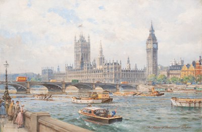 Lot 1129 - Charles E Turner (1883-1965) "The Houses of...