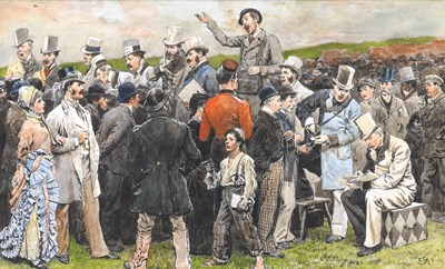 Lot 1007 - Charles Green RI (1840-1898) Bookmakers...