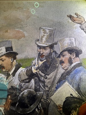 Lot 1007 - Charles Green RI (1840-1898) Bookmakers...