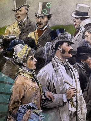 Lot 1007 - Charles Green RI (1840-1898) Bookmakers...