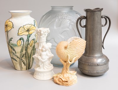 Lot 344 - A Poole Pottery Vase, by Zdenka Ralph, tube...