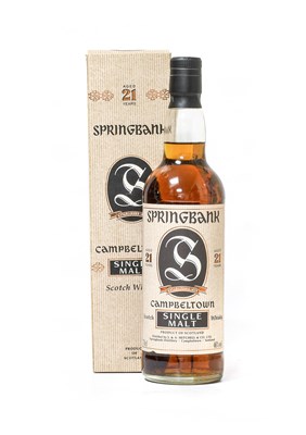 Lot 4206 - Springbank 21 Year Old Campbeltown Single Malt...
