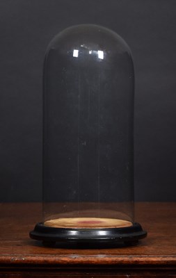 Lot 98 - Glass Dome: A Period Circular Glass Dome, with...
