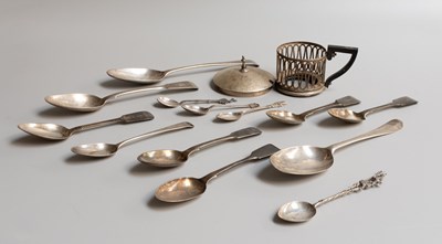 Lot 196 - A Collection of Assorted Silver and Silver...