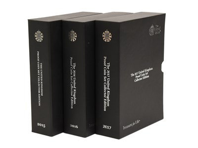 Lot 408 - 3x UK 'Collector Edition' Proof Sets; to...