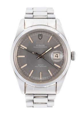 Lot 2177 - Tudor: A Stainless Steel "Jumbo" Size...