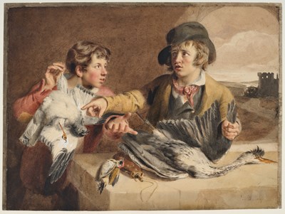 Lot 1012 - Thomas Heaphy (1775-1835) "Boys quarrelling...