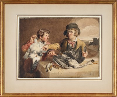 Lot 1012 - Thomas Heaphy (1775-1835) "Boys quarrelling...
