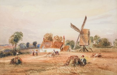 Lot 1017 - Peter de Wint OWS (1784-1849) "View at Glatton,...
