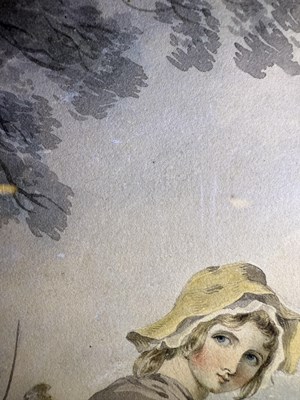 Lot 1011 - Francis Wheatley RA (1747-1801) A harvest...