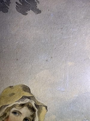 Lot 1011 - Francis Wheatley RA (1747-1801) A harvest...