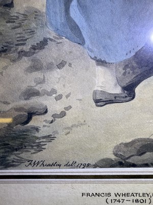 Lot 1011 - Francis Wheatley RA (1747-1801) A harvest...