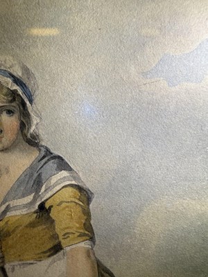 Lot 1011 - Francis Wheatley RA (1747-1801) A harvest...