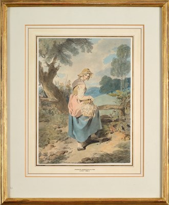 Lot 1011 - Francis Wheatley RA (1747-1801) A harvest...