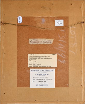 Lot 1011 - Francis Wheatley RA (1747-1801) A harvest...