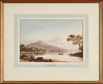 Lot 1018 - John Varley OWS (1778-1842) "Abrantes,...