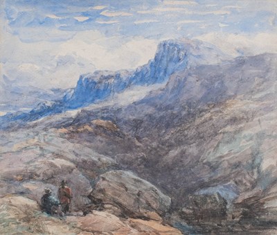 Lot 1225 - David Cox OWS (1783-1859) Above Betwys-Y-Coed...