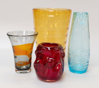 Lot 178 - A Whitefriars "Ribbon Trail" Glass Vase, by...