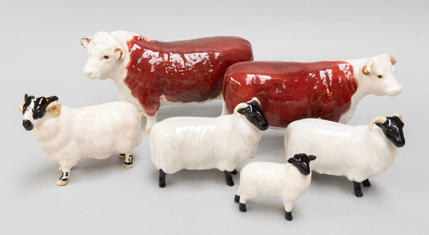 Lot 87 - Beswick Cattle, Sheep, Birds and other