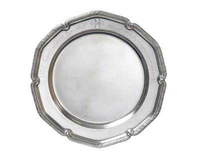 Lot A Swedish Silver Second-Course Dish