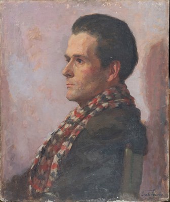 Lot 1206 - Derek Fowler (1919-1990) "Jock" Signed,...