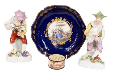 Lot 133 - A Vincennes Style Porcelain Dish, 18th century,...