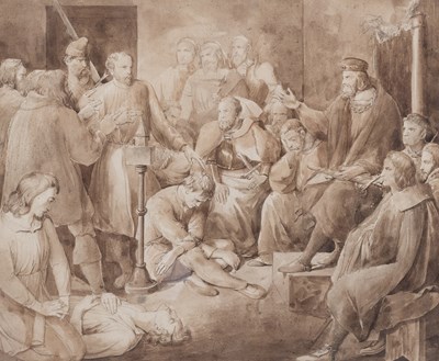 Lot 1221 - Circle of Daniel Maclise RA (1806-1870) The...