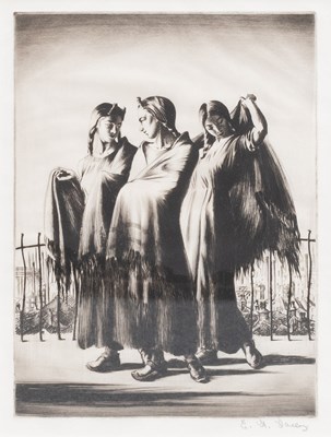 Lot 1182 - Edward Hill Lacey (1892-1967) "The Three...