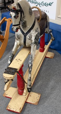 Lot 1347 - A Late Victorian/Edwardian Dapple Grey Painted...