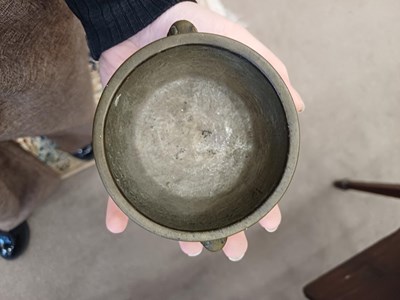 Lot 77 - A Chinese Bronze Censer, Xuande reign mark but...