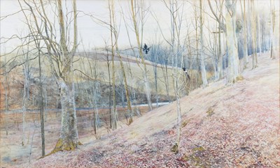 Lot 395 - John George Sowerby (1853-1914) Autumnal...