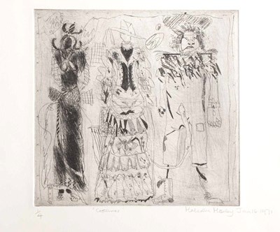 Lot 1248 - Malcolm Morley (b.1931) "Costumes" Signed,...